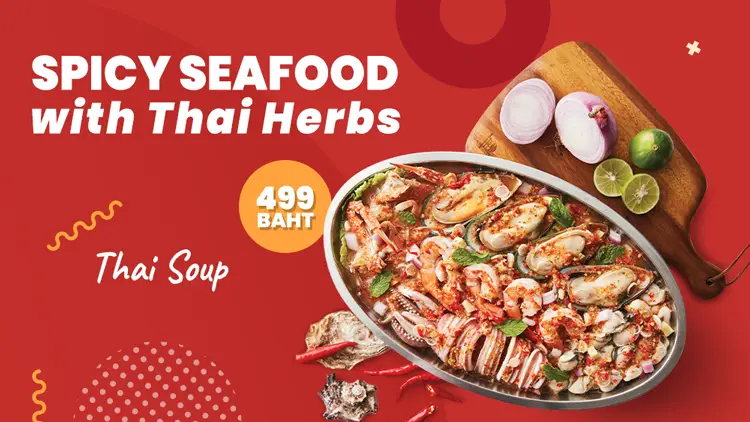 Spicy Seafood with Thai Herbs